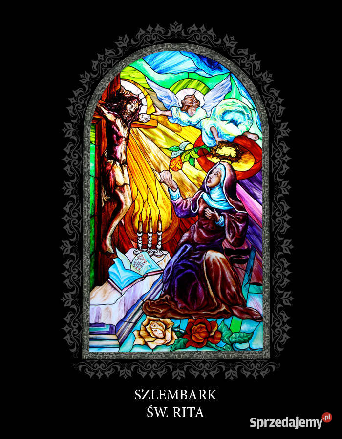Witraże tradycyjne sakralne projekty montaż Rękodzieło Czechowice-Dziedzice