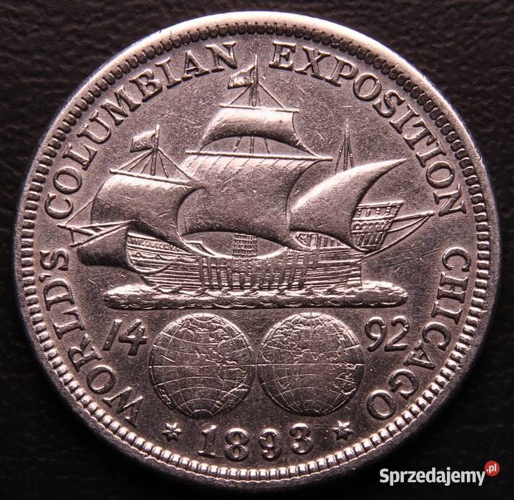 moneta USA dolara 1893 K110 Warszawa