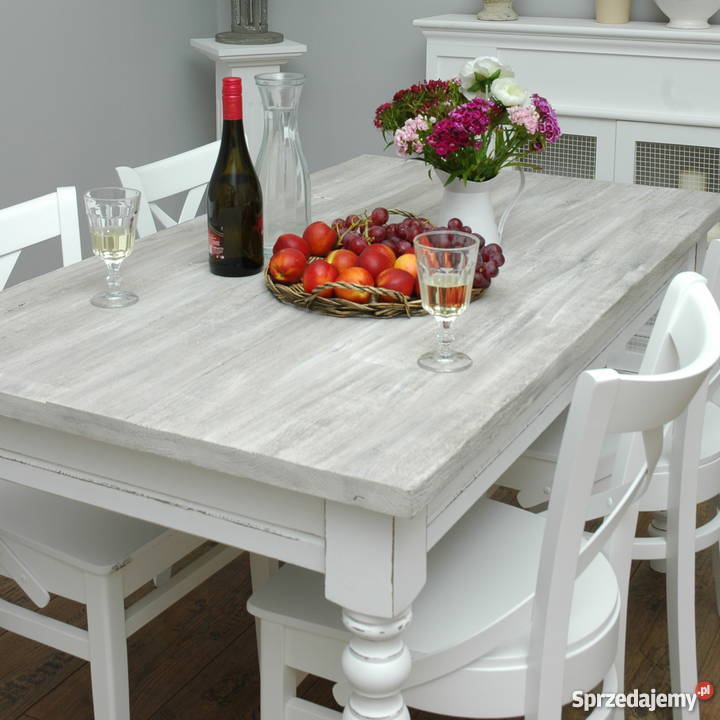 Stół ze starych desek dębowych vintage shabby Szczecin