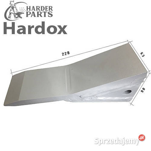 Ząb HARDOX gk1 części do agregatu GRUBER podlaskie Suwałki