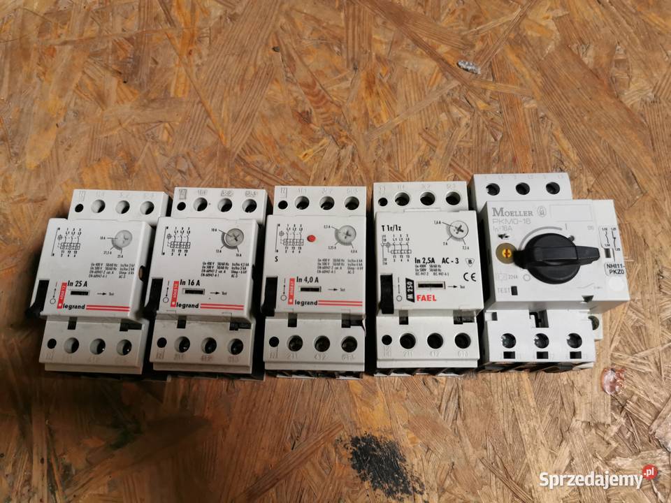 Wyłączniki silnikowe 3fazowe termiczne i Kiełczów