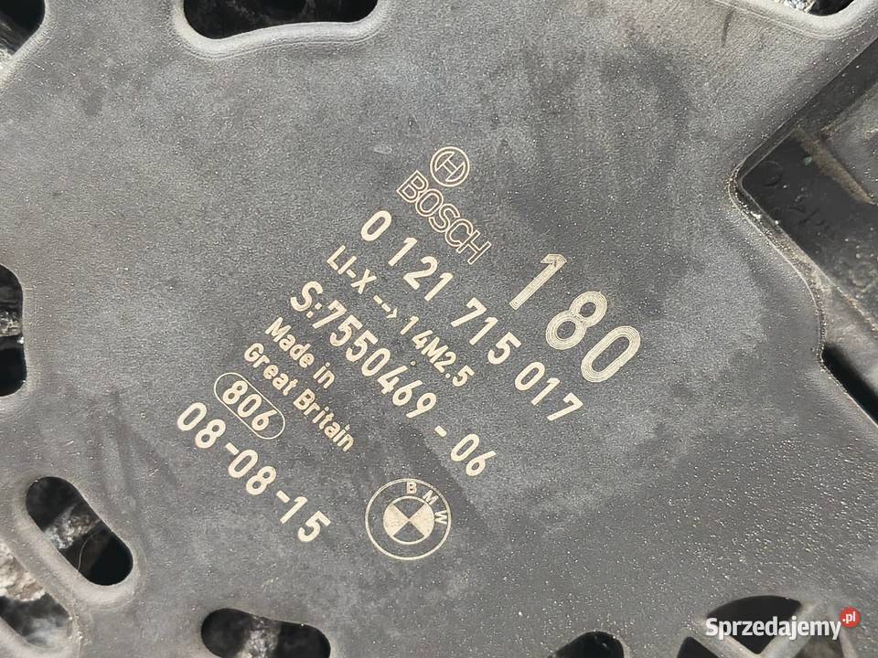 ALTERNATOR BMW E90 E87 20 i bosch 0121715017 Chełm
