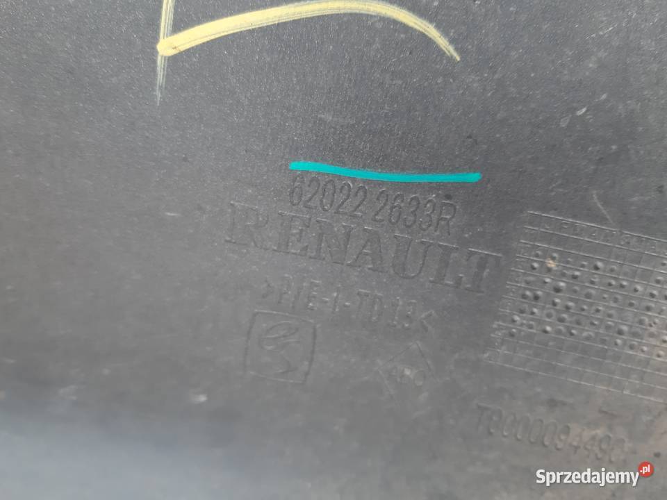DACIA DOKKER ZDERZAK PRZÓD PRZEDNI 620222633R lubuskie Trzciel sprzedam