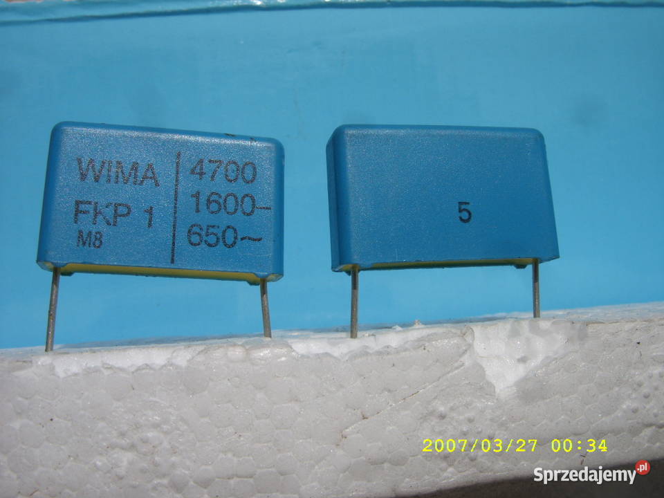 Ondesator FKP 1 47 nF 1600 V 650 V zm WIMA nowe Wołów