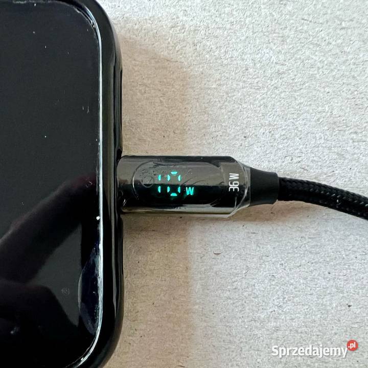 Toocki kabel USBC do iPhone PD 36W transmisja Bydgoszcz