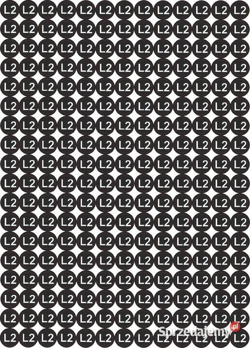 Naklejka na rozdzielnice faza L2 234 13 mm małopolskie Kamionna