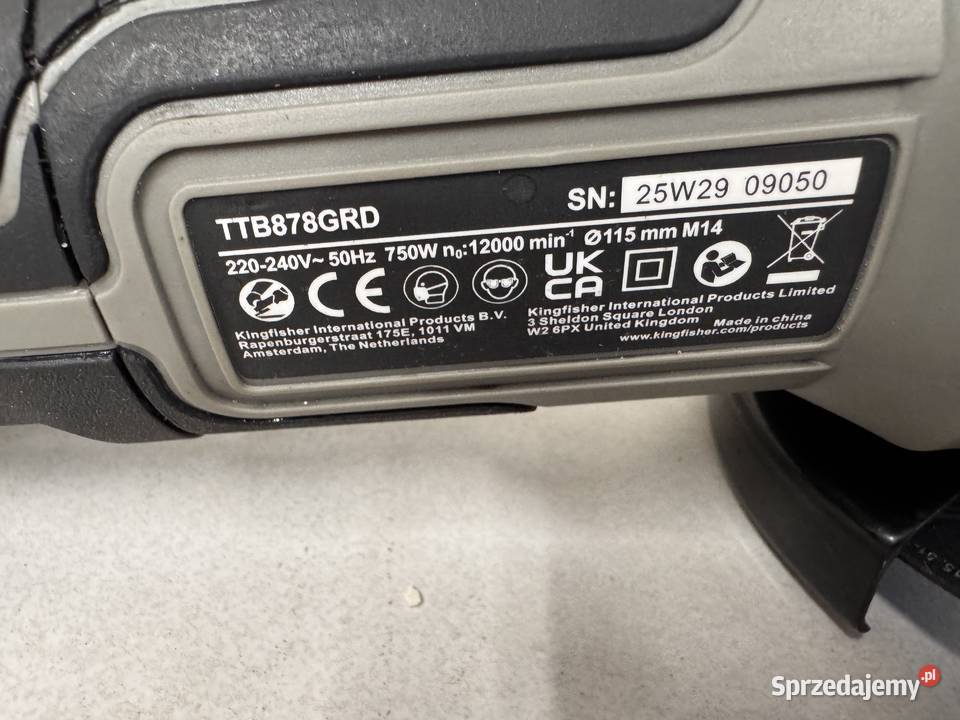 Szlifierka kątowa Titan 750W TTB878GRD 2025r Lesieniec