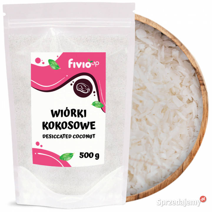 Wiórki kokosowe 500g Brzozów