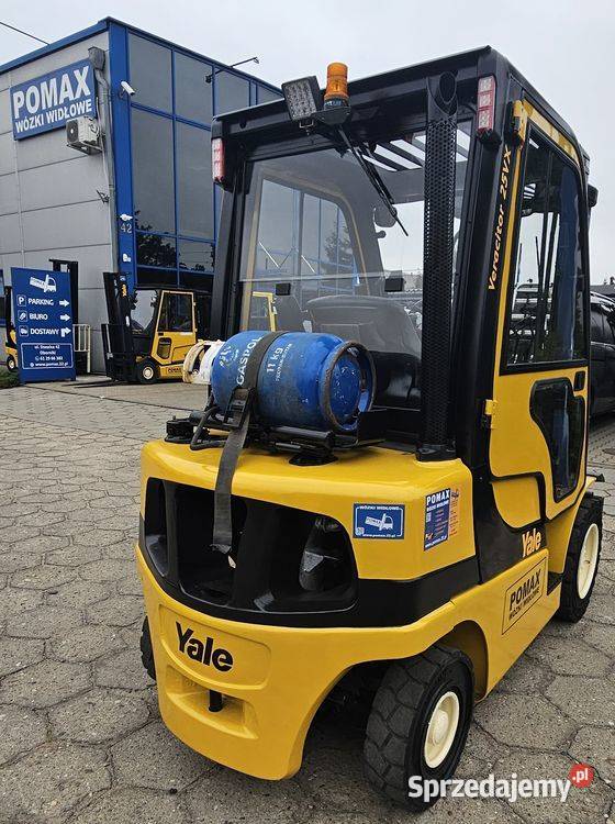 Yale GLP25VX 2013r ogrzewana kabina przesuw Wózki widłowe Oborniki sprzedam