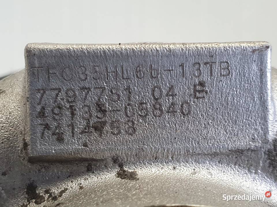 TURBOSPRĘŻARKA BMW X3 E83 20 D turbo 7797781 osobowe Rudka