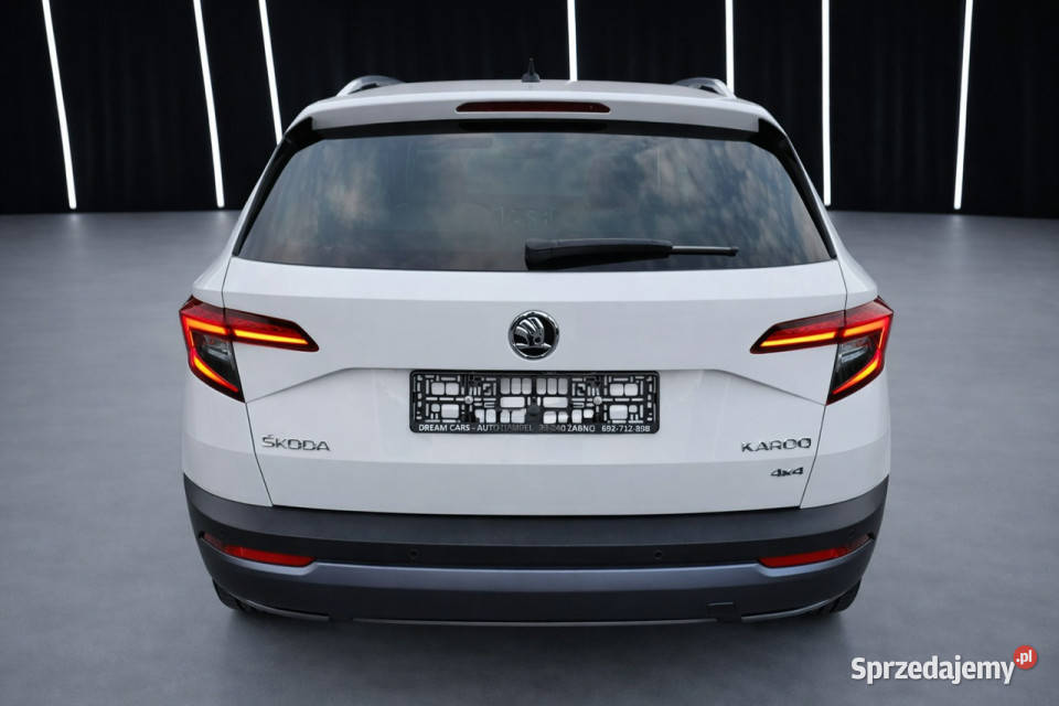 koda Karoq 20 automat DSG4x4panorama dachkamera elektryczne lusterka Karoq Żabno