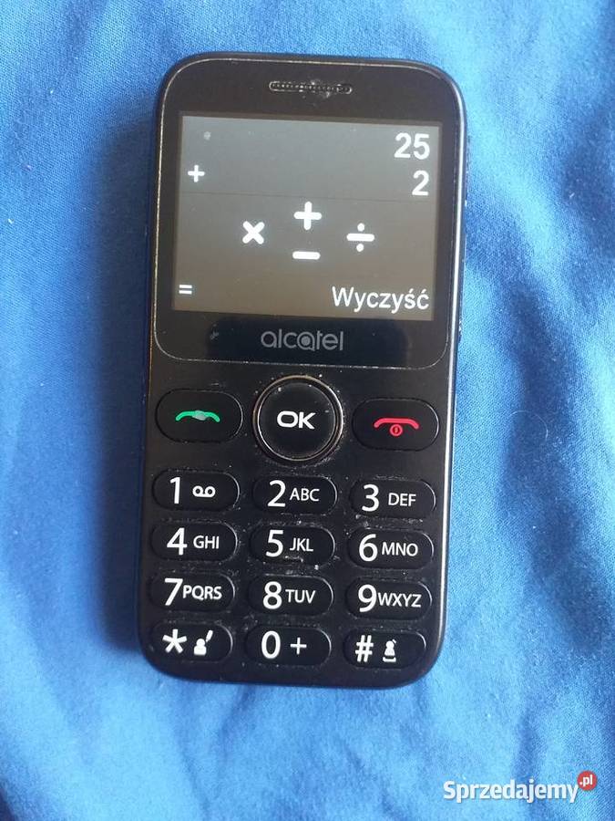 TELEFON ALCATEL 2019G przycisk sos 2019 seniora