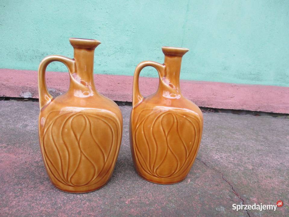 dekoracje szklane z prl wielokolorowy łódzkie