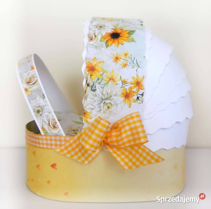 Kartka na Chrzest Roczek Narodziny Exploding box