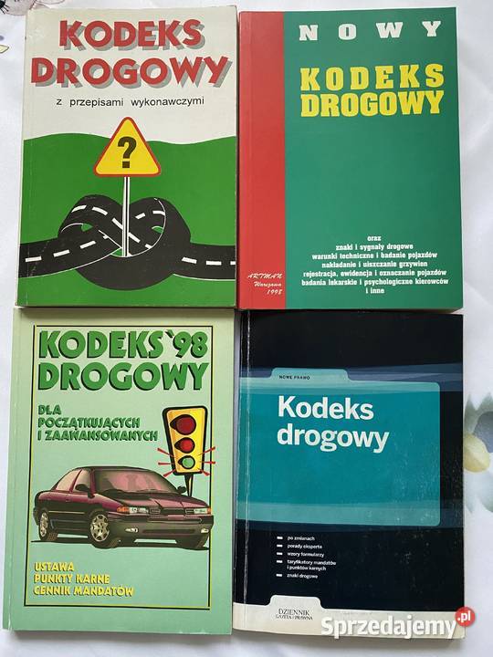 Kodeks drogowyzestaw 4 ksiazek Pozostałe