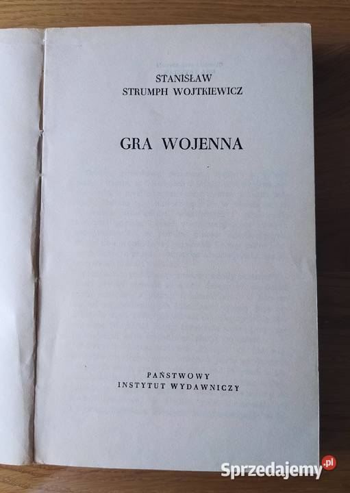 GRA WOJENNA Stanisław Strumph Wojtkiewicz podlaskie