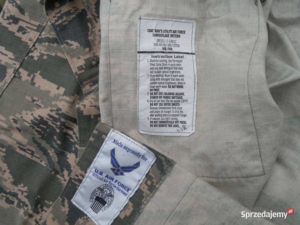 Bluza USAF ABU tiger stripes 38R ripstop Militaria Antyki, Sztuka, Kolekcje Wrocław