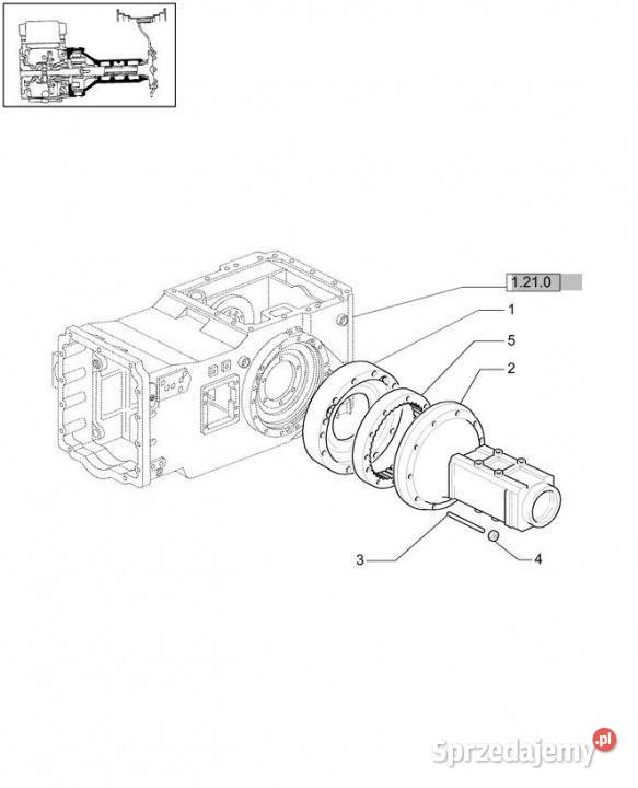 Holland T6010 T6070 Przekładka 47125656 Jastrzębniki