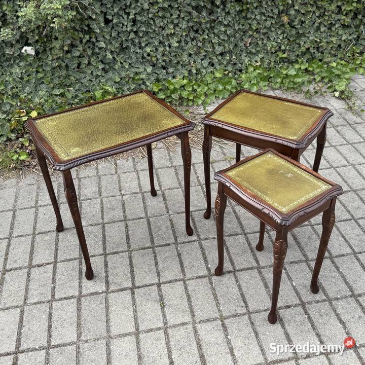 ARTexpert Stolik stoliki trojak trojaki Antyki, Sztuka, Kolekcje zachodniopomorskie Dobrzany sprzedam