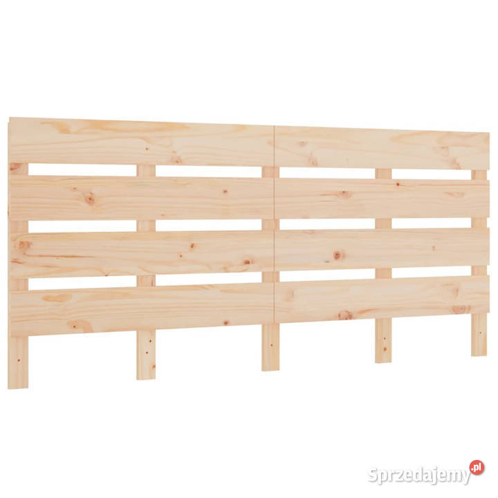 Wezgłowie łóżka 135x3x80 lite drewno sosnowe