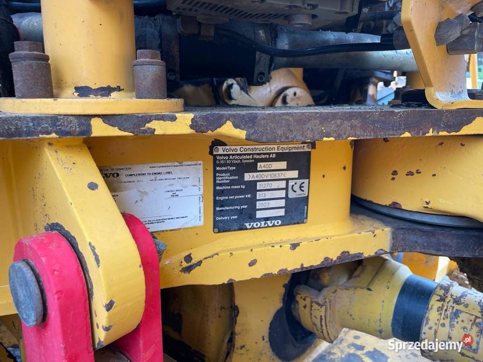 Volvo A40D nie Woźniki