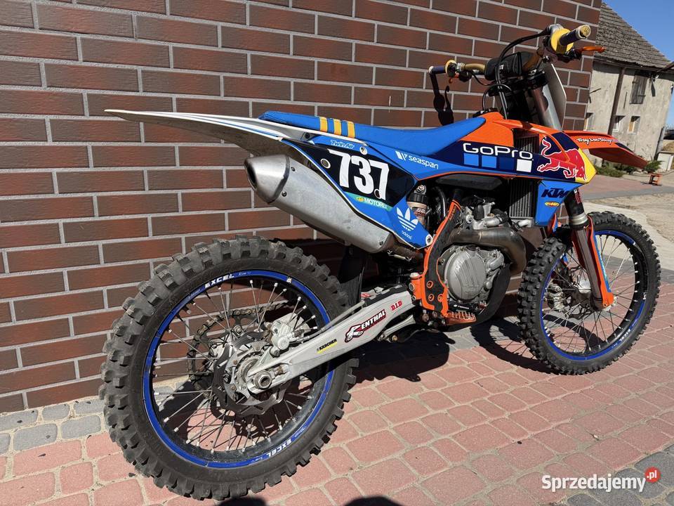 KTM sxf 450 2017 Troy Lee designs rozrusznik Wysoka