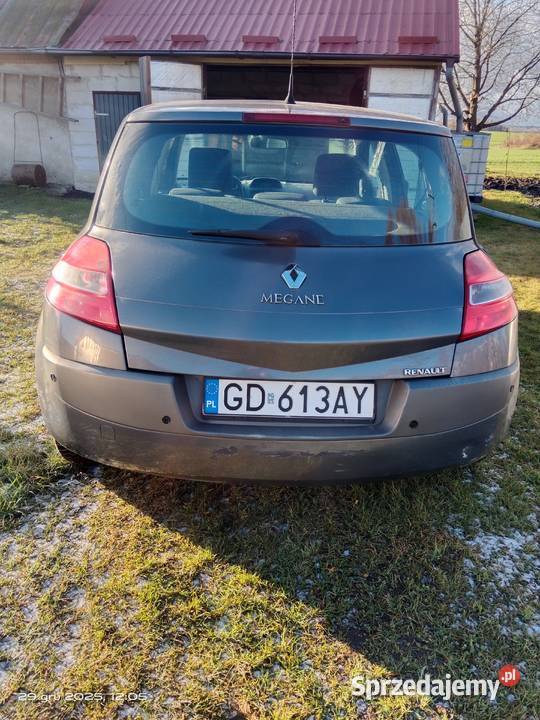 Renault Megane II lift 16 16V z gazem idealne na Bartoszyce