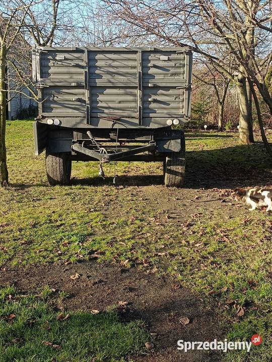 Przyczepa d 50 podwójne burty nieuszkodzony Wieluń