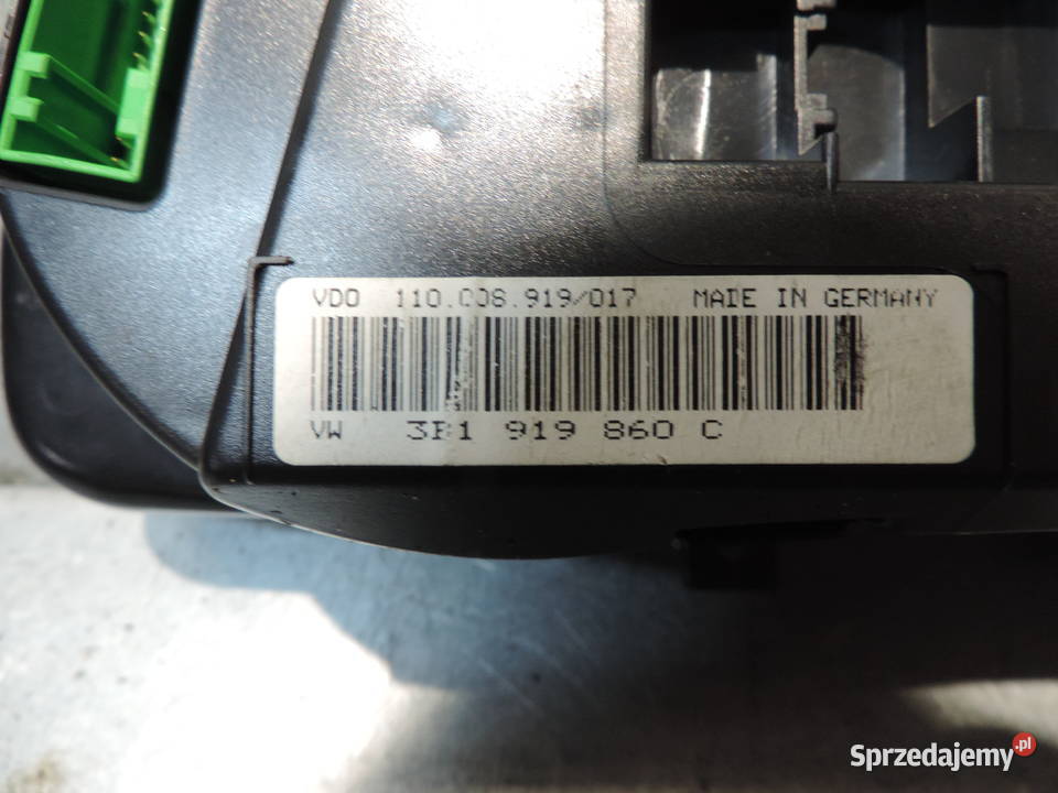 LICZNIK ZEGAR VW PASSAT B5 19 TDI 3B1919860C osobowe Nowy Sącz