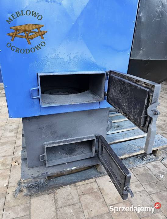 Piec nadmuchowy warsztatowy z podajnikiem 80 kW Piece wolnostojące