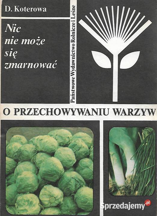 O przechowywaniu warzyw D Koterowa Puławy