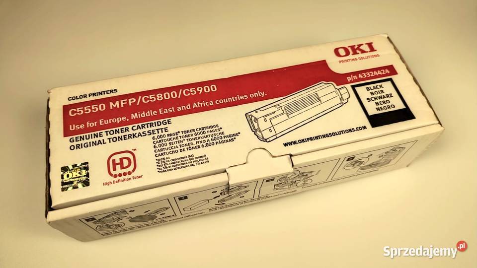 Toner OKI oryginalny 43324424 do C5500 C5550 Chrzanów
