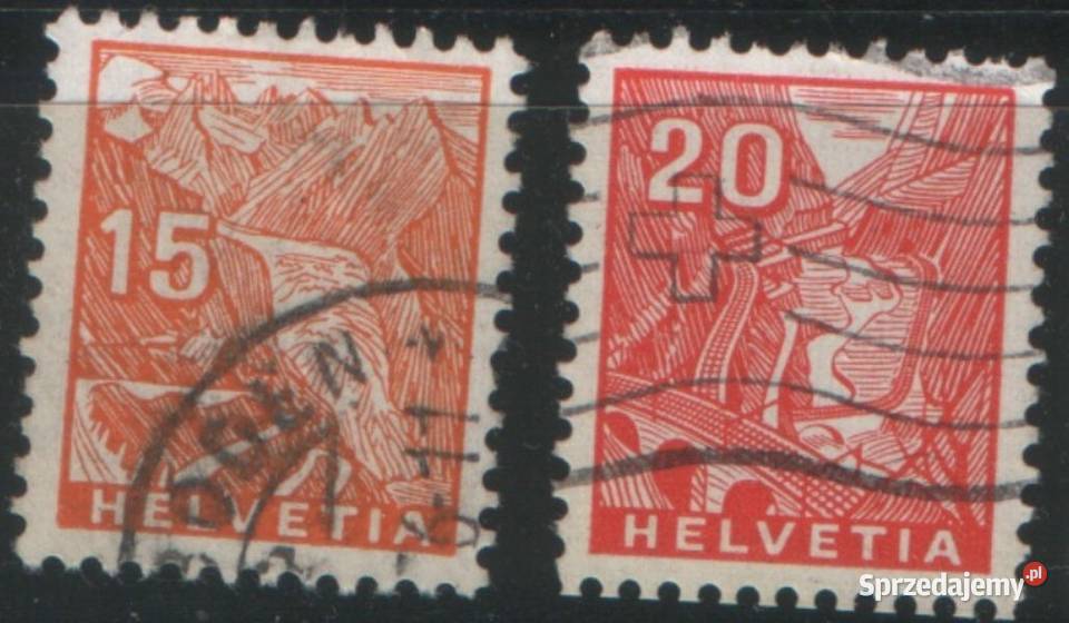 Zn Szwajcarja Mi 270 4 kas 1934 Gliwice