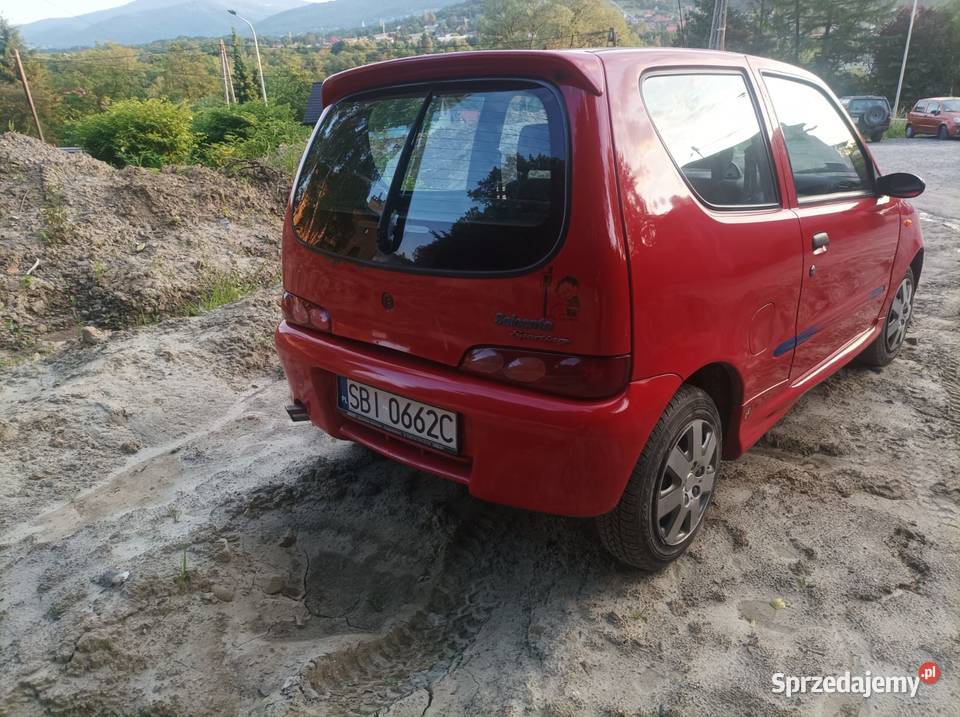 Fiat Seicento sporting abarth Rok produkcji 1998 śląskie Bielsko-Biała