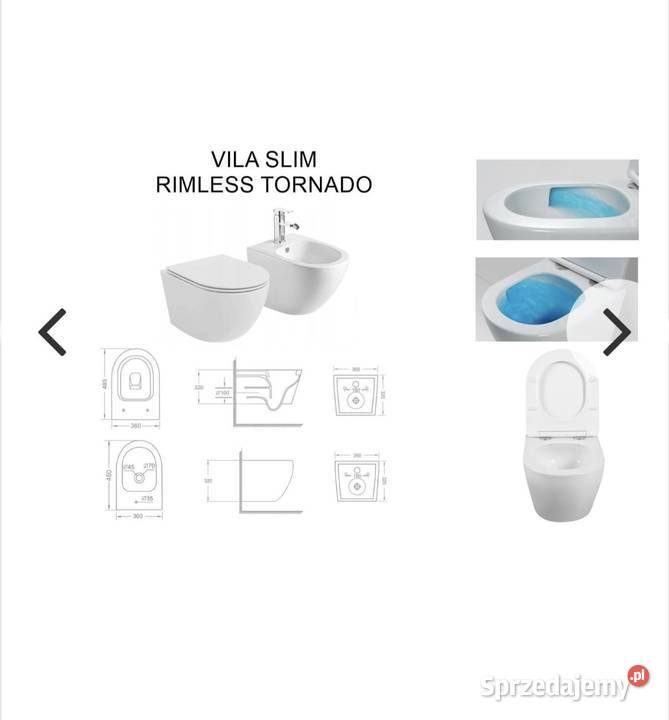 NOWY Komplet WCbidetstelaż Zestawy podtynkowe WC