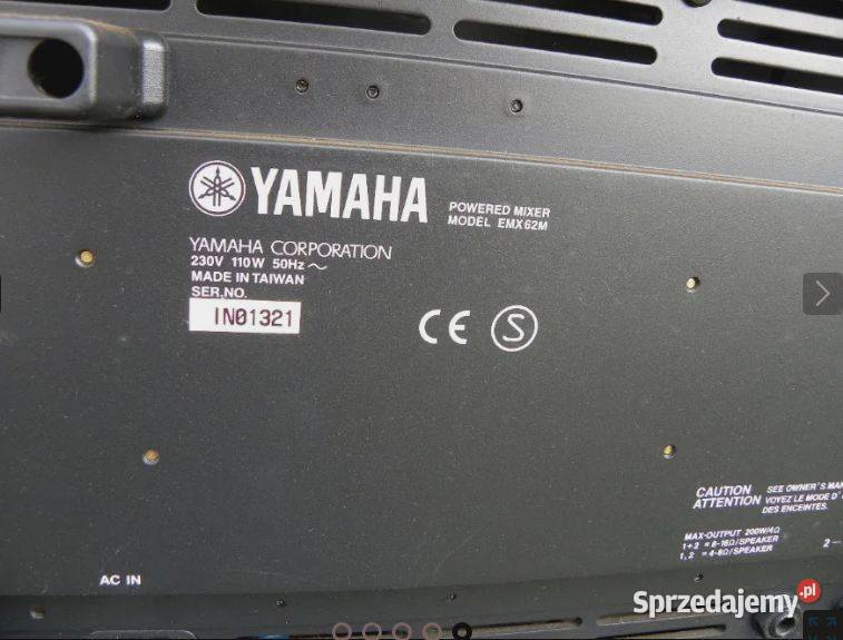 Powermikser Yamaha EMX 62m stan Prochowice