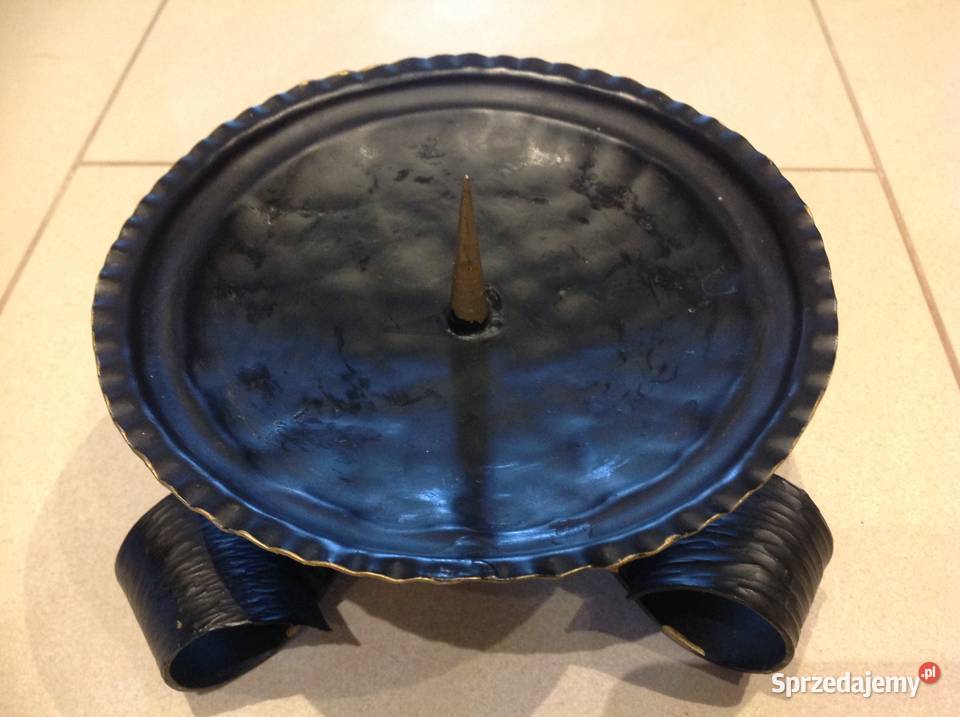 Świecznik Metalowy Kuty Metaloplastyka Świeczniki Nowa Sól