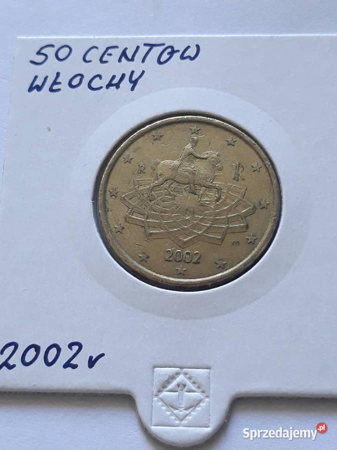 50 Eurocentów Włochy 2002 r sprzedam