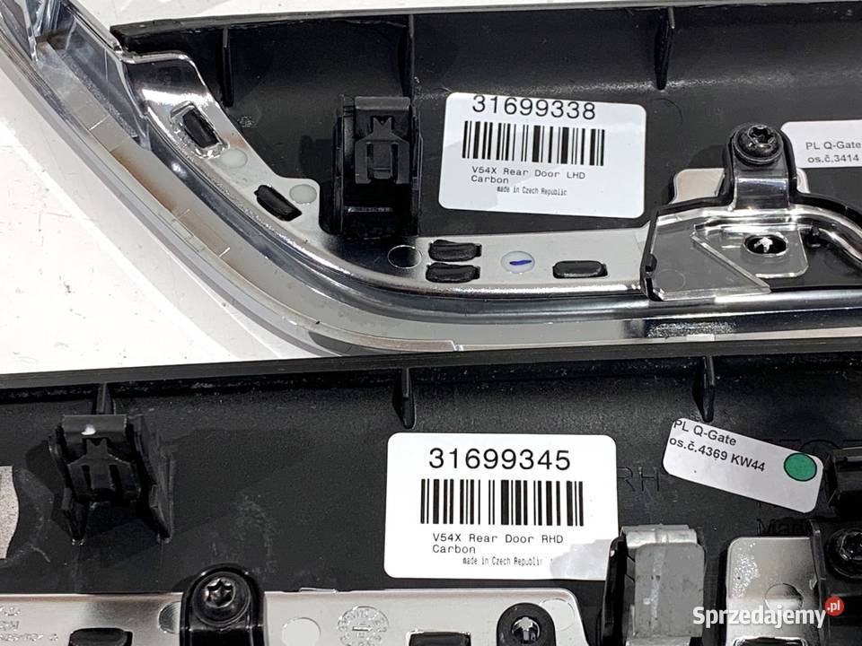 LISTWY DEKOR DRZWI CARBON VOLVO S90 II 31699338