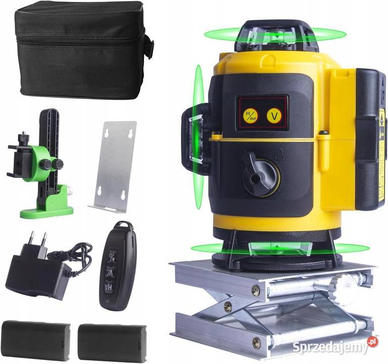 POZIOMNICA LASEROWA POZIOMICA 4D 16 LINII Myszyniec
