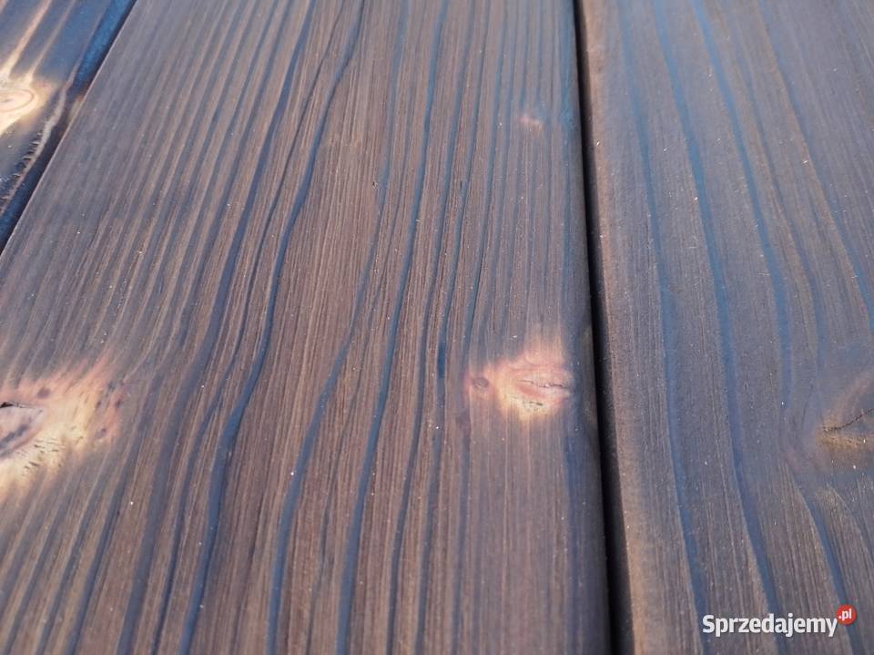 Shou Sugi Ban Deska opalana drewniana Budownictwo i akcesoria mazowieckie Warszawa
