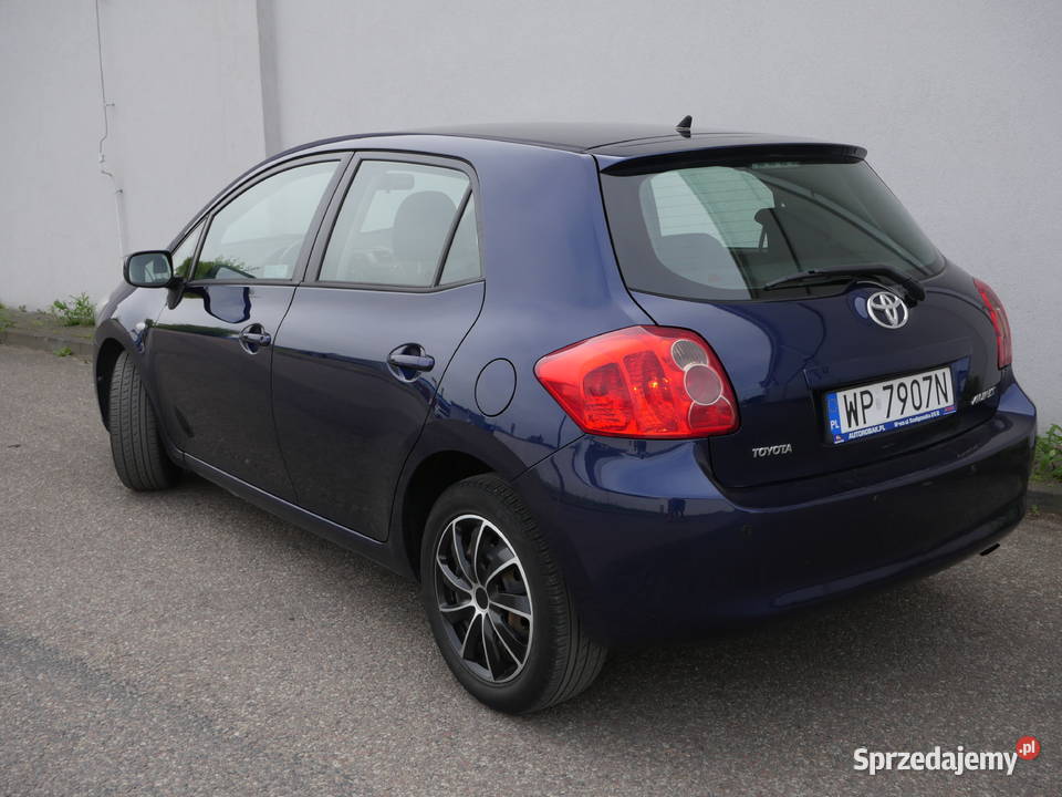 TOYOTA AURIS 14 Salon Polska 5 drzwi 2 x OPONY Rok produkcji 2007 mazowieckie