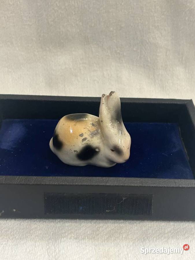 Figurka porcelanowa królik pacyków Kraków