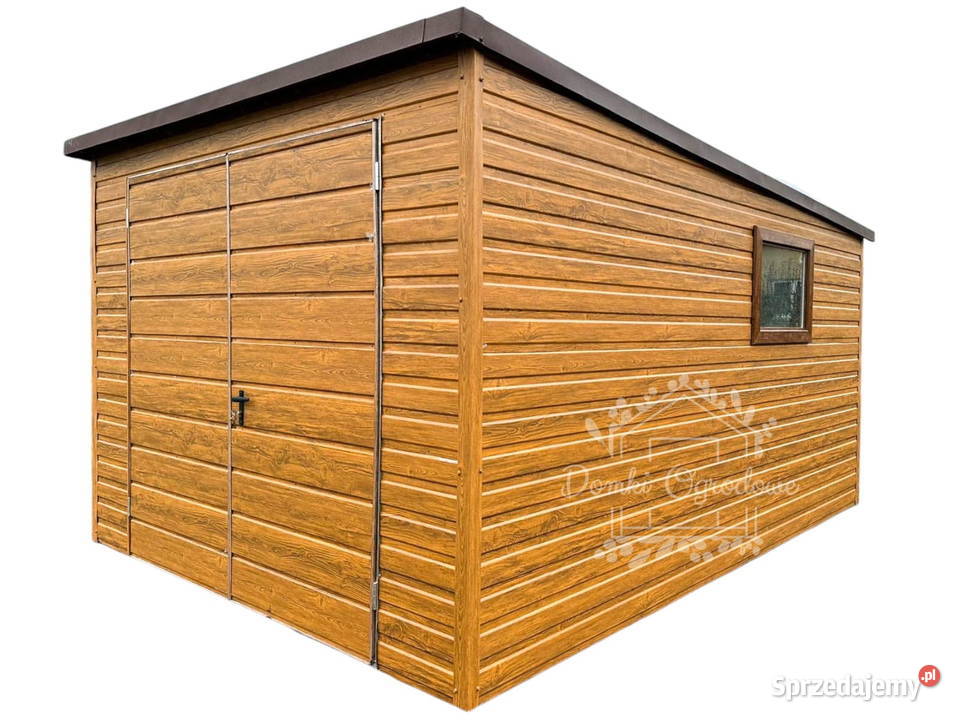 Domek Ogrodowy Schowek 4x3 Brama Dwuskrzydłowa Żnin