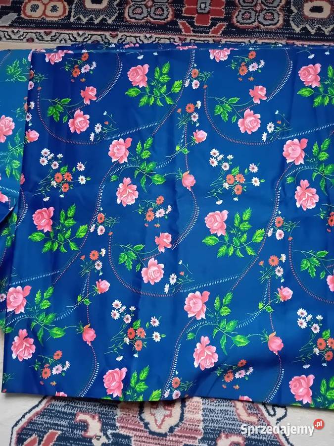 satyna w kwiaty z metra Dom i Ogród mazowieckie Warszawa