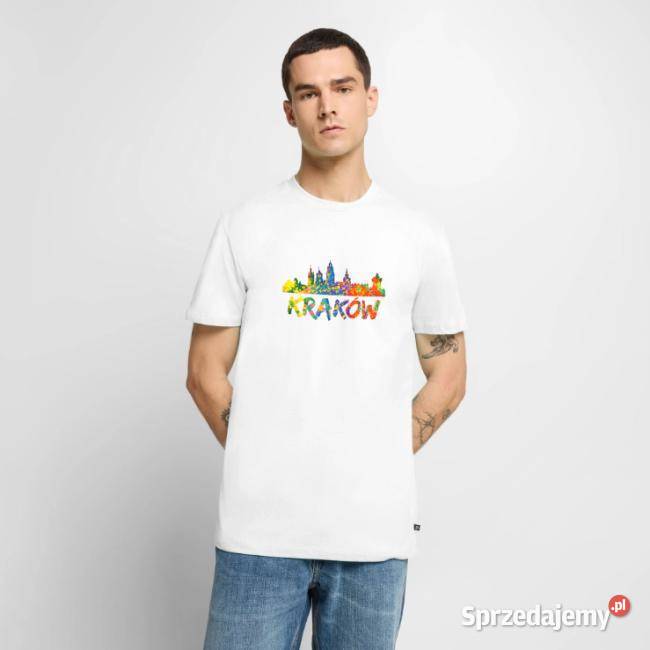 Ekologiczna koszulka męska Premium Kraków Pozostałe