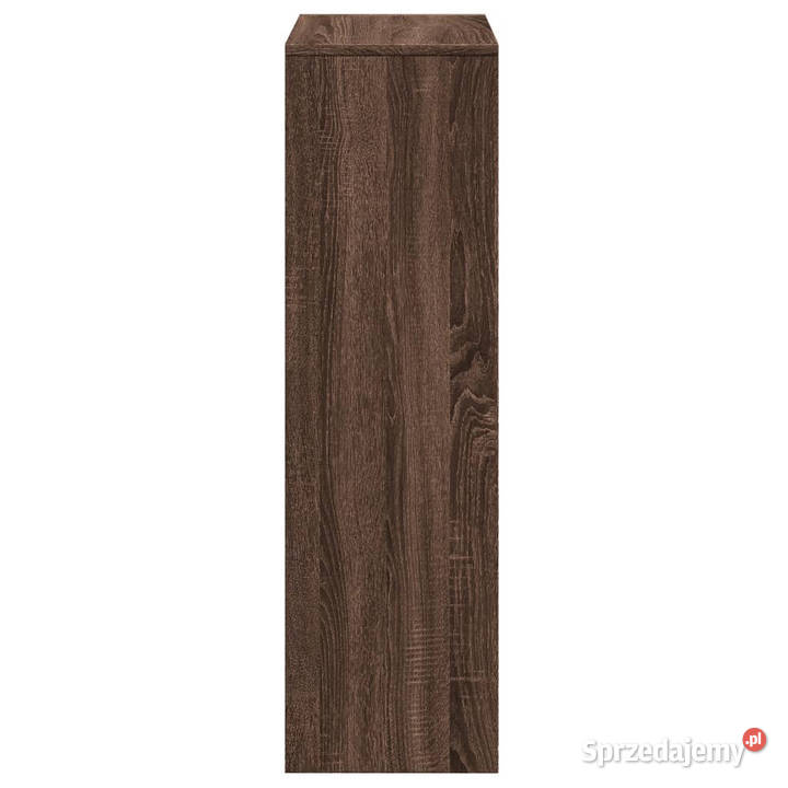 Regał przegroda 3 poziomy brązowy dąb 99x29x99 mazowieckie