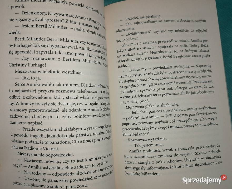 ZAMACHOWIEC Annika Bengtzon 1 LIZA Łódź sprzedam