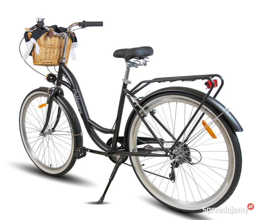 ROWER DAMSKI CZARNY MIEJSKI 28 SHIMANO DAMKA