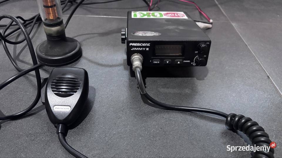 CB Radio President Jimmy II ASC z anteną zestaw śląskie Częstochowa
